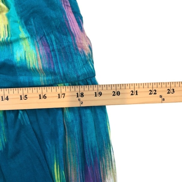 Lane Bryant Tie Dye Maxi Dress with Braided Details Sweetheart Neck Sz18/20 Boho - Picture 6 of 6